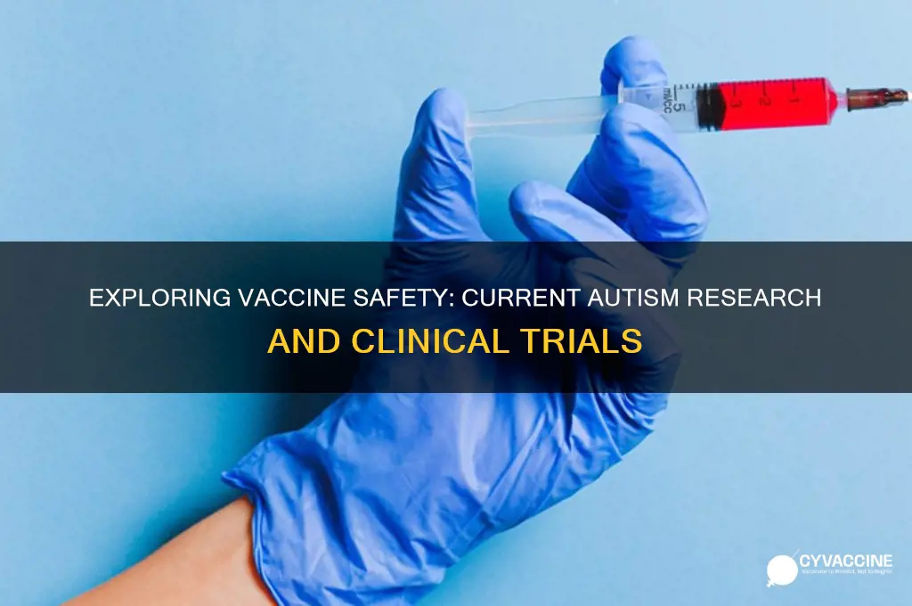 what vaccines is the study testing for autism