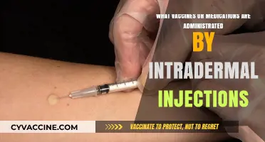 Intradermal Injections: Essential Vaccines and Medications Administered Under the Skin