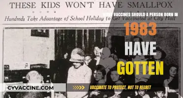 Essential Vaccines for Individuals Born in 1983: A Comprehensive Guide