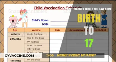 Essential Vaccines for a Healthy Start: Birth to 17 Years