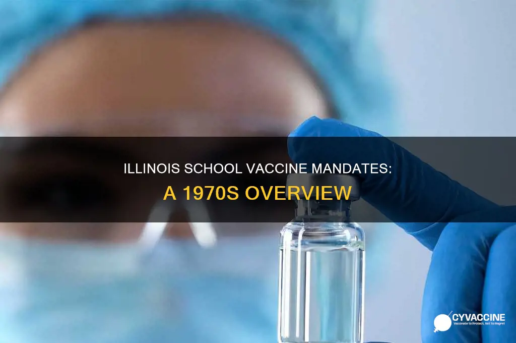 what vaccines were mandatory in 1970s school illinois