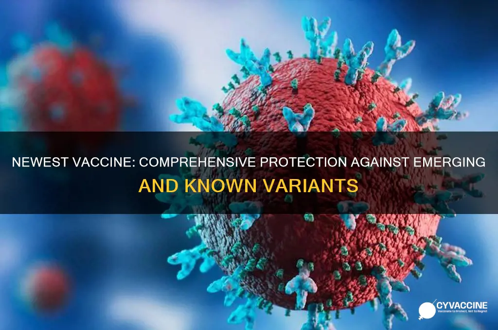 what variances does the newest vaccine provide protection against
