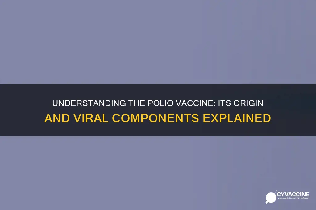 what virus is the polio vaccine made of
