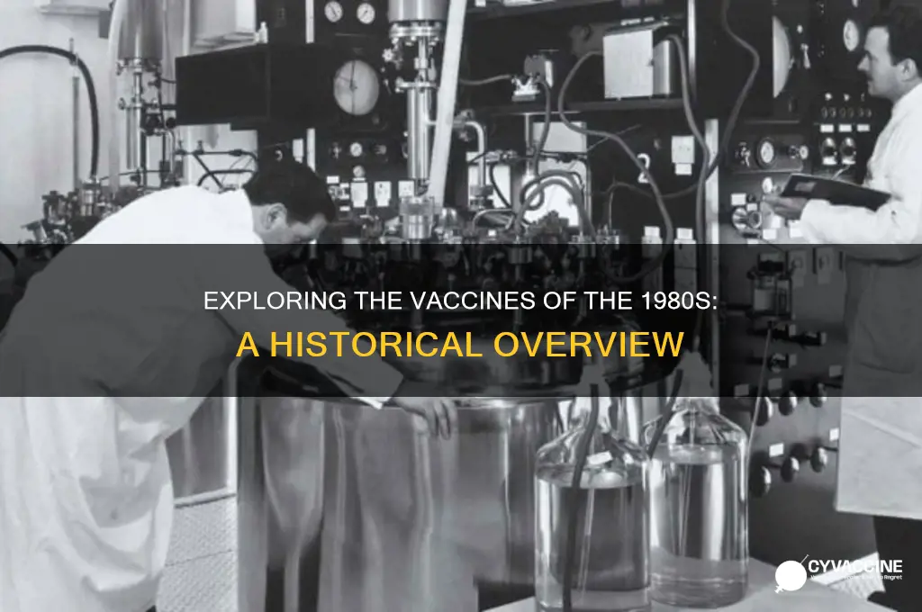 what was the old vaccines in the 19802