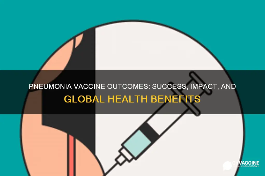 what was the outcome of the pnemonia vaccine