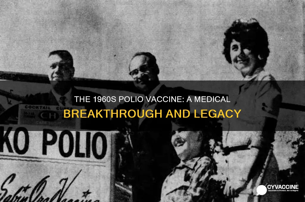 what was the polio vaccine in the 1960s