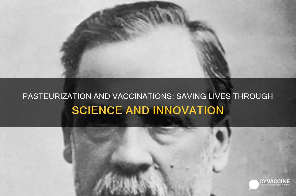 what was the purpose of pasteruization and vaccinations