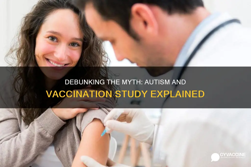 what was the study that linked autism and vaccination