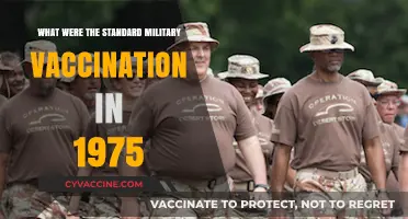 1975 Military Vaccination Protocols: Standard Immunizations for Service Members
