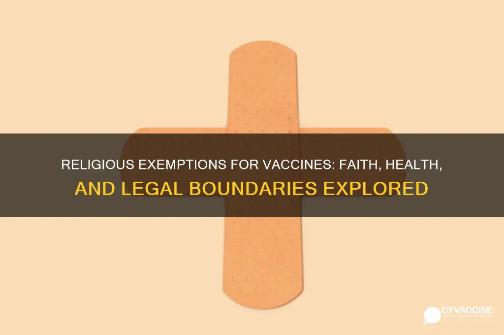 what would be a religious exemption for vaccines