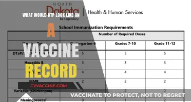 Understanding DTP Vaccination Documentation on Official Immunization Records