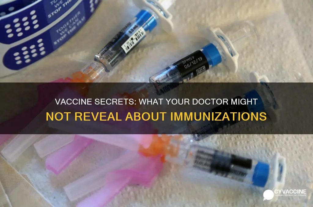 what your doctor may not tell you about vaccines