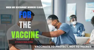 Restaurant Workers' Vaccine Eligibility: When Can They Get the Shot?
