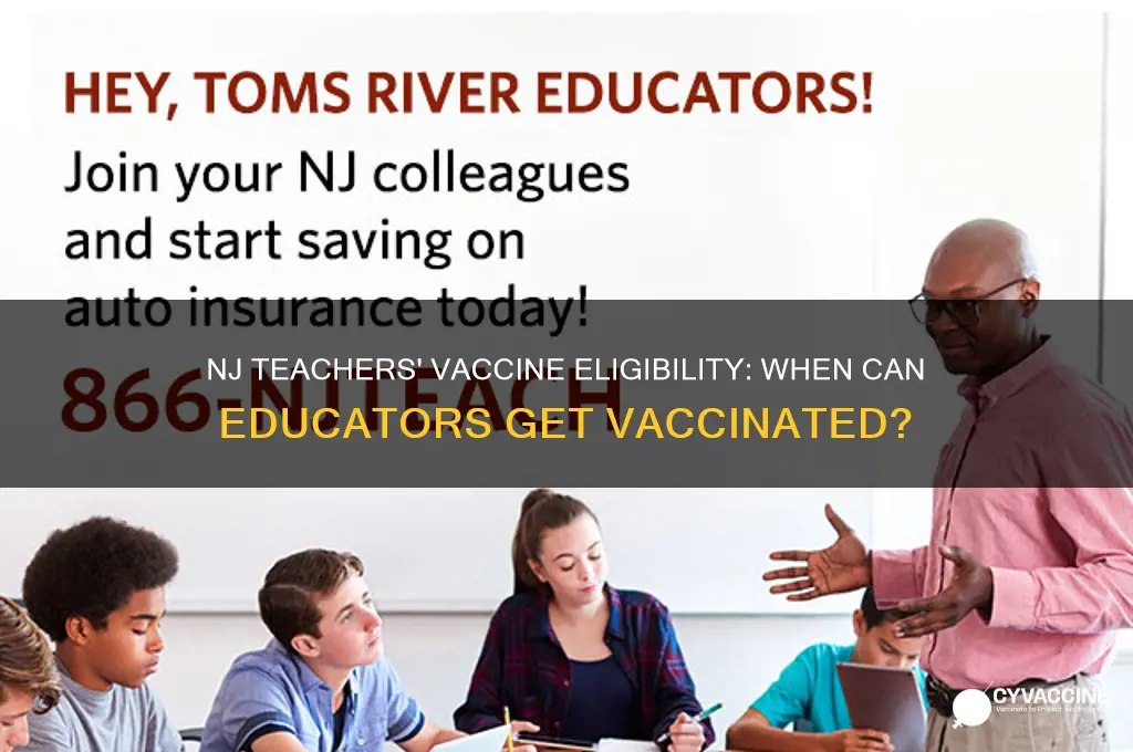 when are teachers eligible for vaccine in nj