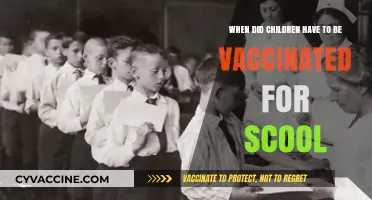 When Did School Vaccination Requirements Begin for Children?