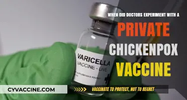The History of Private Chickenpox Vaccine Experiments by Doctors