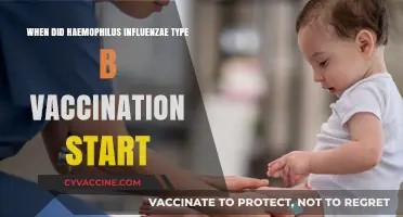 The Start of Haemophilus Influenzae Type B Vaccination: A Timeline