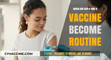 Routine Hepatitis A and B Vaccination: A Historical Timeline