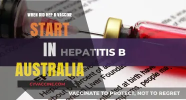 Australia's Hepatitis B Vaccine Rollout: A Historical Overview