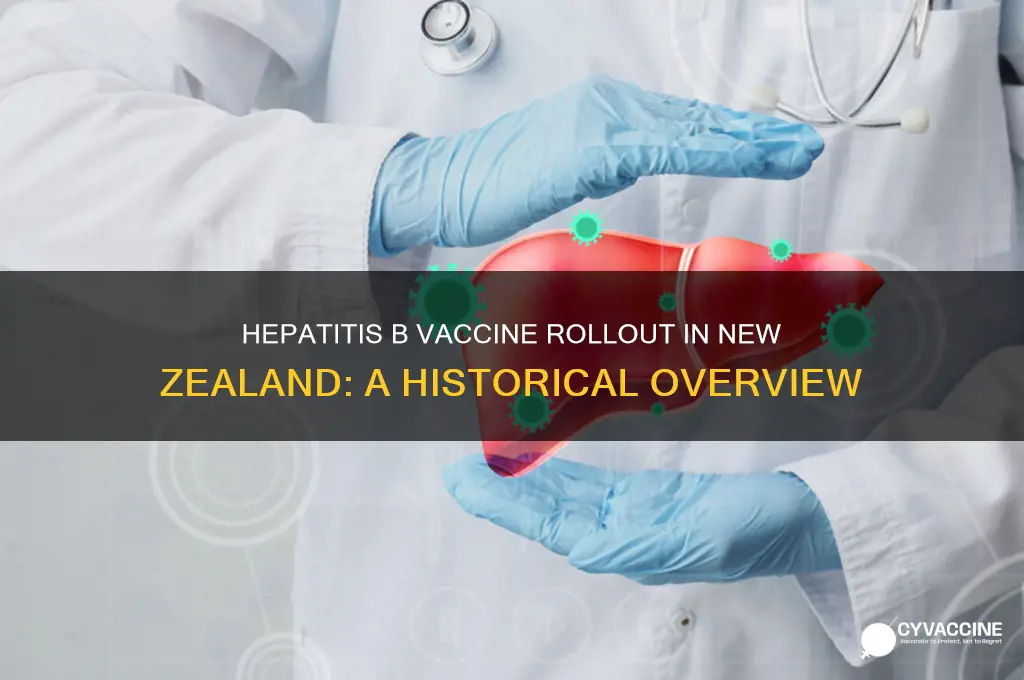 when did hep b vaccine start in nz