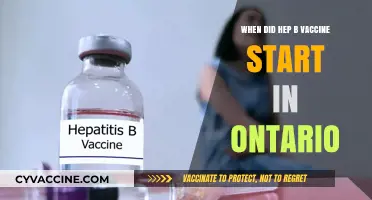 Hepatitis B Vaccine Rollout in Ontario: A Historical Overview