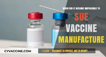 When Did Vaccine Manufacturers Gain Immunity from Lawsuits?