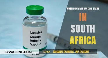 South Africa's MMR Vaccine Introduction: A Historical Overview