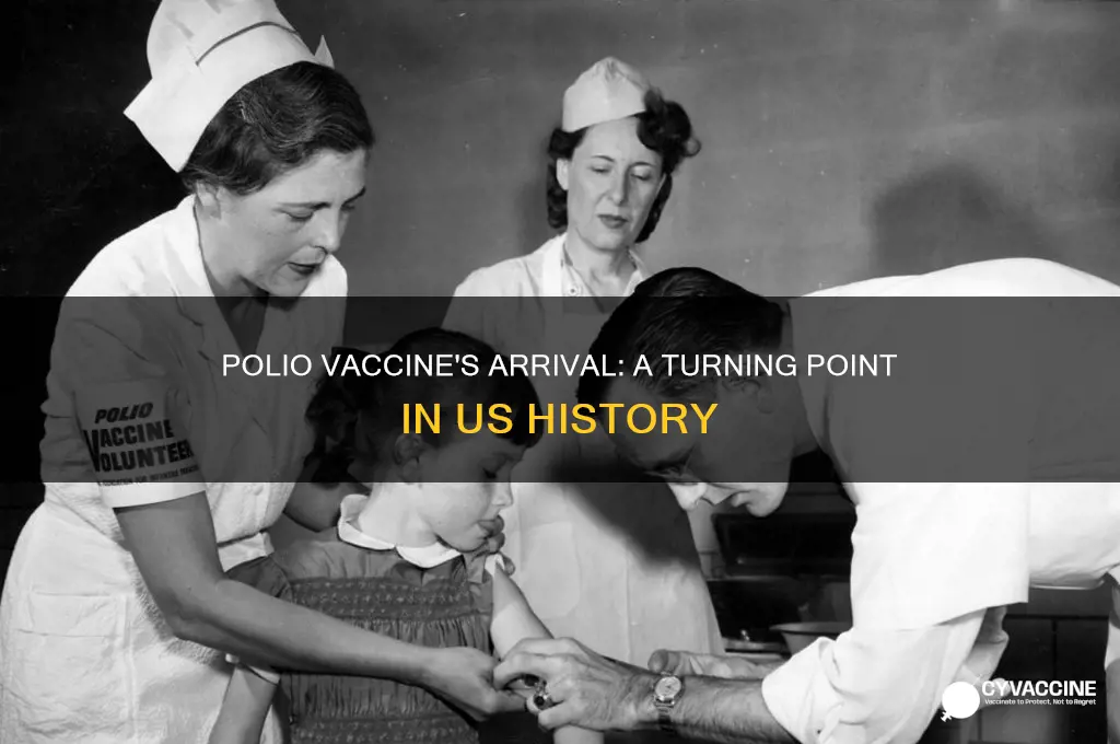 when did polio vaccine become available in the us