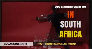 The End of Smallpox Vaccination in South Africa: A Timeline