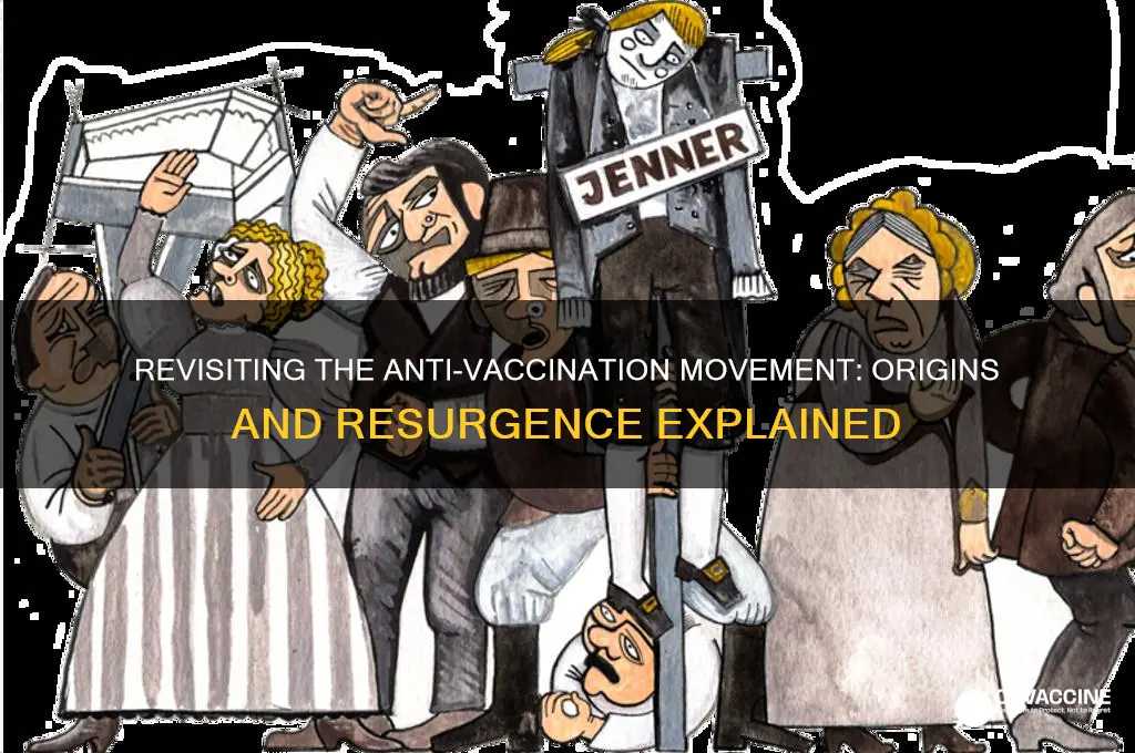 when did the anti vaccination movement start again
