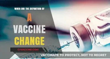 When Did the Definition of a Vaccine Change?