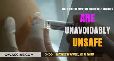 Supreme Court's Landmark Ruling: Vaccines Deemed Unavoidably Unsafe