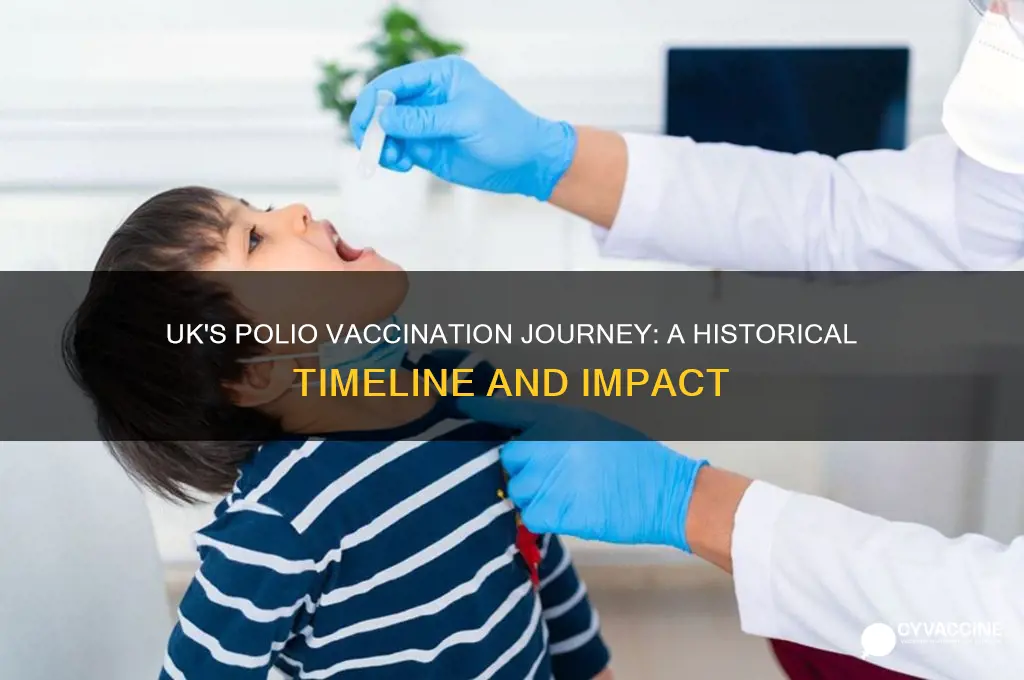 when did the united kingdom start vaccinating for polio