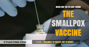 The End of Routine Smallpox Vaccination in the United States