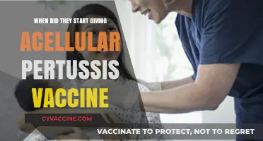 The Evolution of Acellular Pertussis Vaccine: A Historical Overview