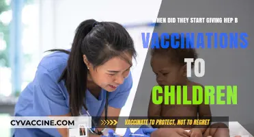 The Evolution of Hepatitis B Vaccinations for Children: A Timeline