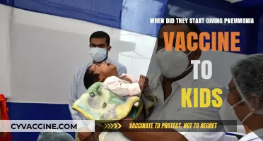 When Did Pneumonia Vaccines Become Routine for Children?