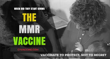 MMR Vaccine: When Did It Begin?