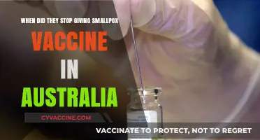 The End of Smallpox Vaccination in Australia: A Historical Overview