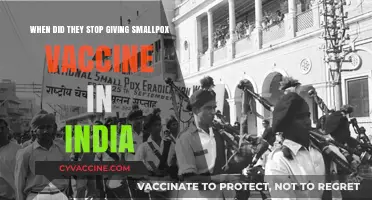 India's Smallpox Vaccine Cessation: A Historical Timeline and Impact