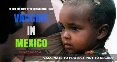 The End of Smallpox Vaccination in Mexico: A Historical Overview