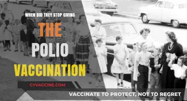 The End of Polio Vaccination: When Did It Happen?