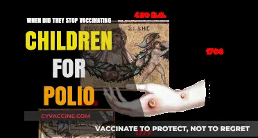 The End of Polio Vaccinations for Children: A Timeline