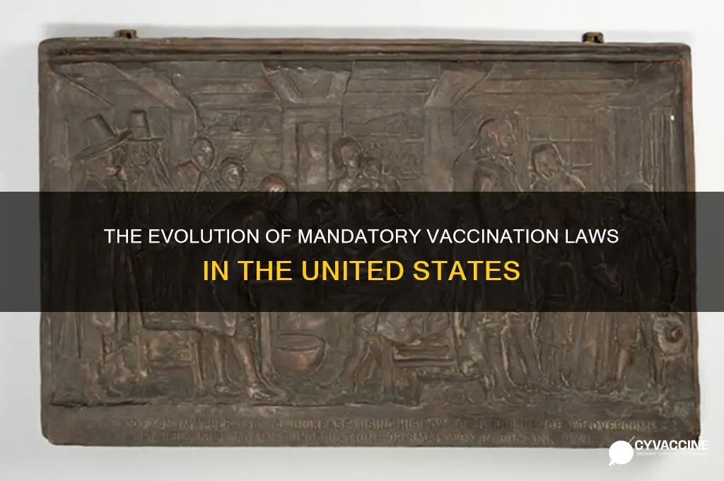 when did vaccines become mandatory in the us