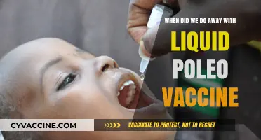 The End of Liquid Polio Vaccine: A Historical Shift Explained