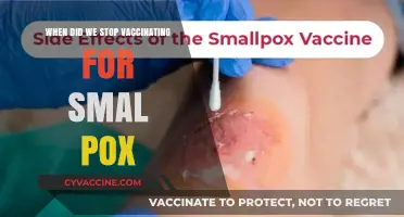 The End of Smallpox Vaccination: A Historical Turning Point