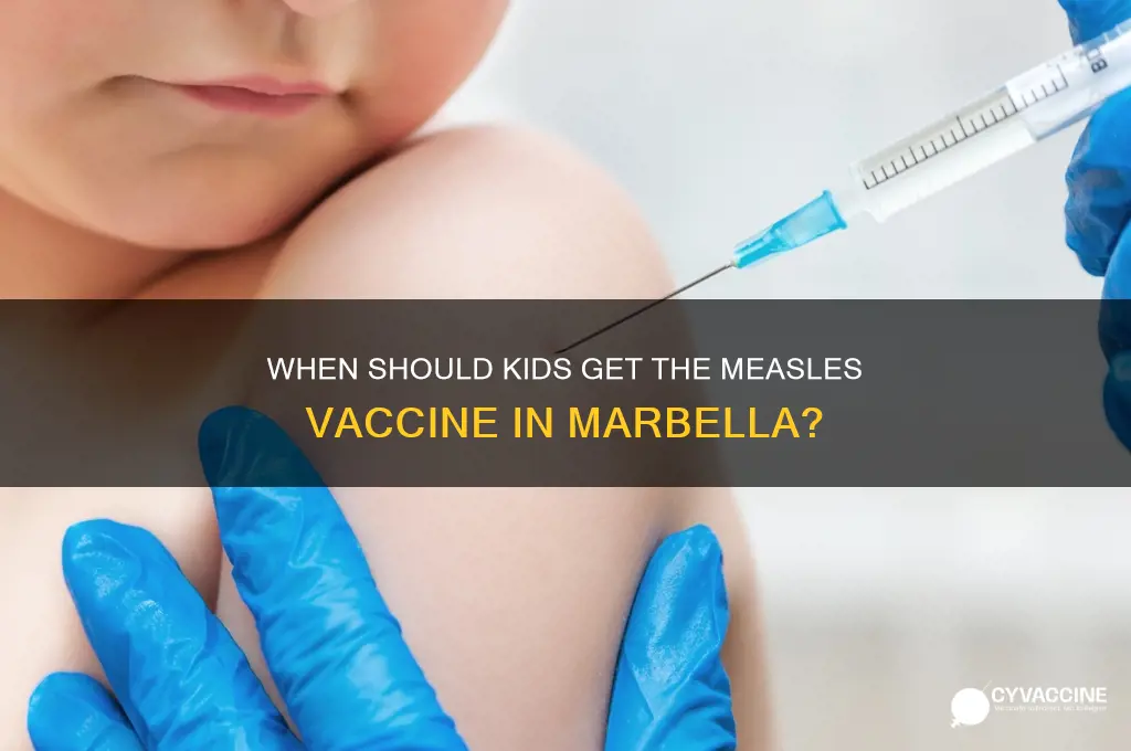 when do children start receiving me easel marbella vaccine