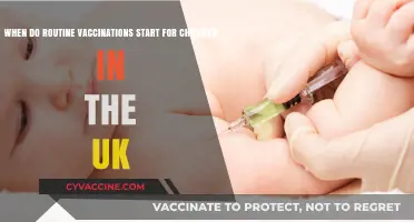 UK Childhood Vaccination Schedule: When Do Routine Immunisations Begin?