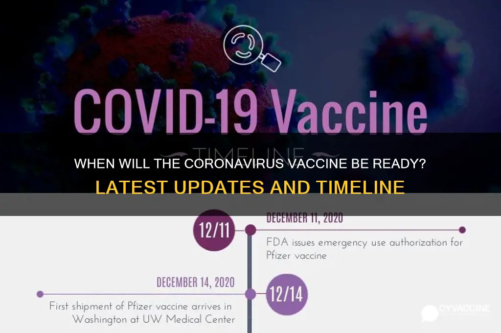 when do we have a vaccine for corona