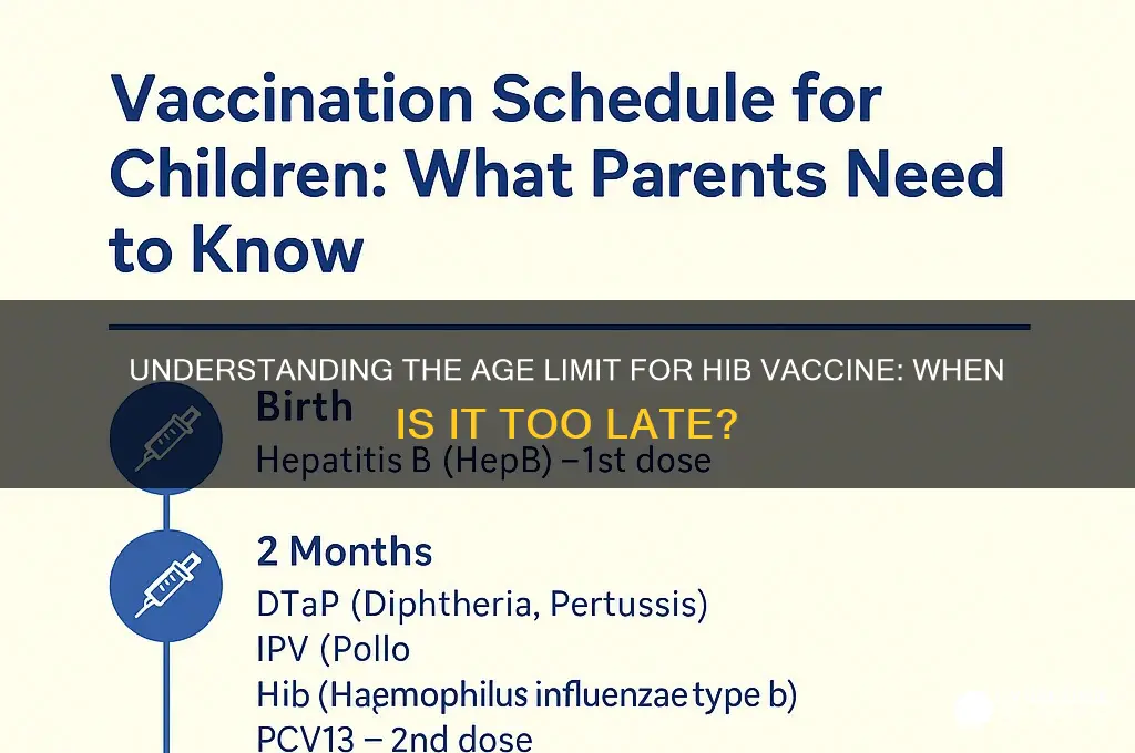 when do you age out of hib vaccine